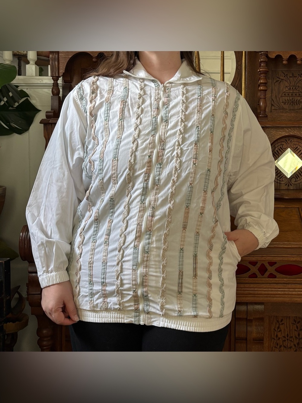 Cute 90s quilted lightweight jacket